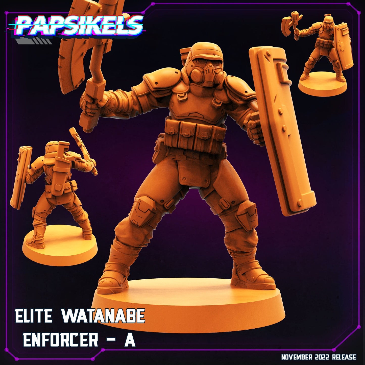 Cyberpunks Edge runners Elite Watanabe Enforcer A, Papsikels
