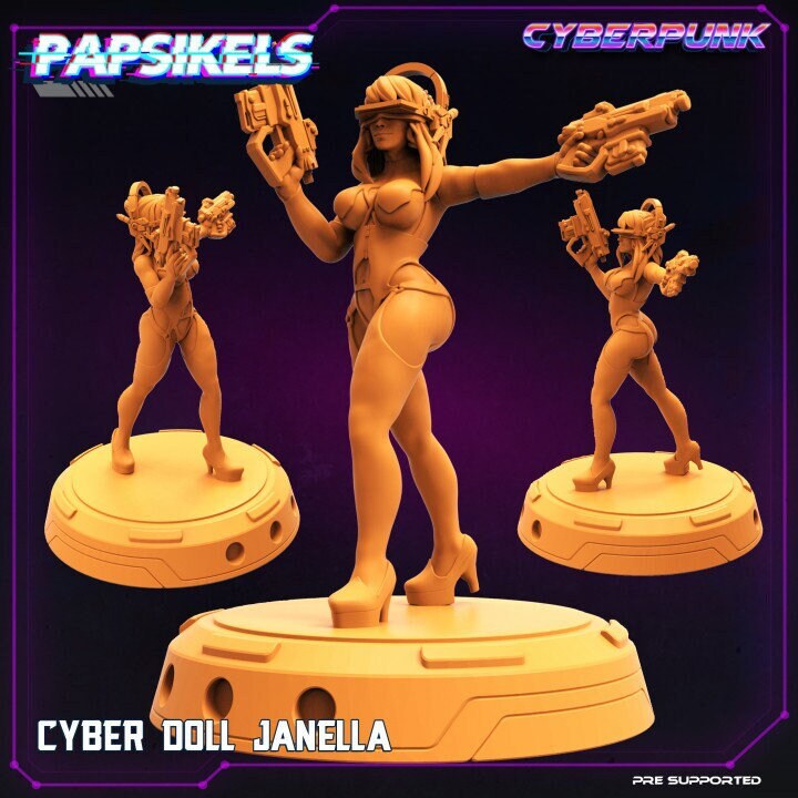 Cyberpunks Cyber Doll Janella , Papsikels