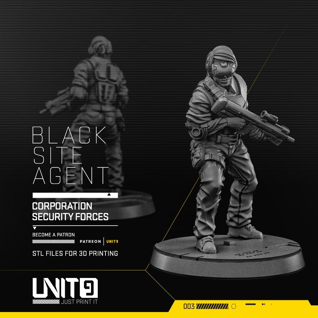 Black site agent, Unit9,