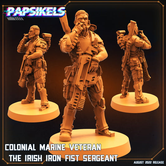 Colonial Marine Veteran The Irish Iron Sargeant