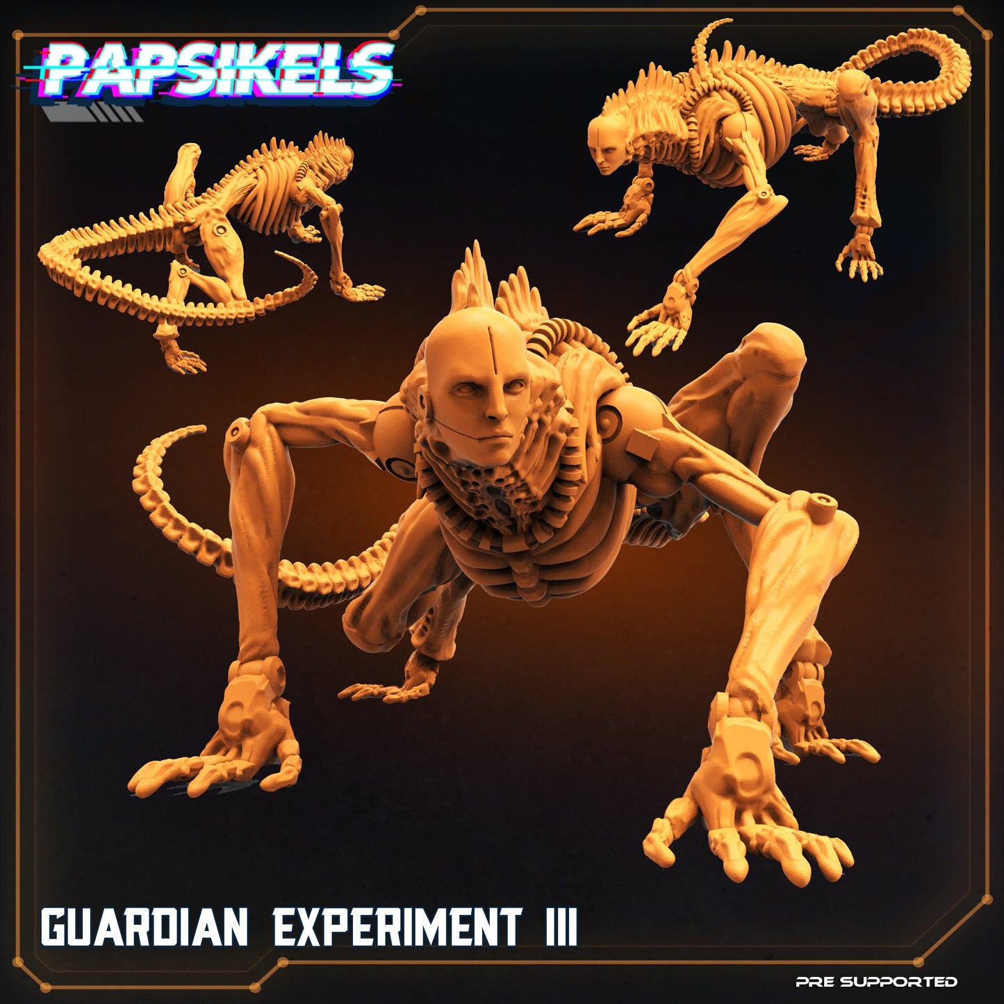 Guardian Experiment 3, Papsikels, resin model