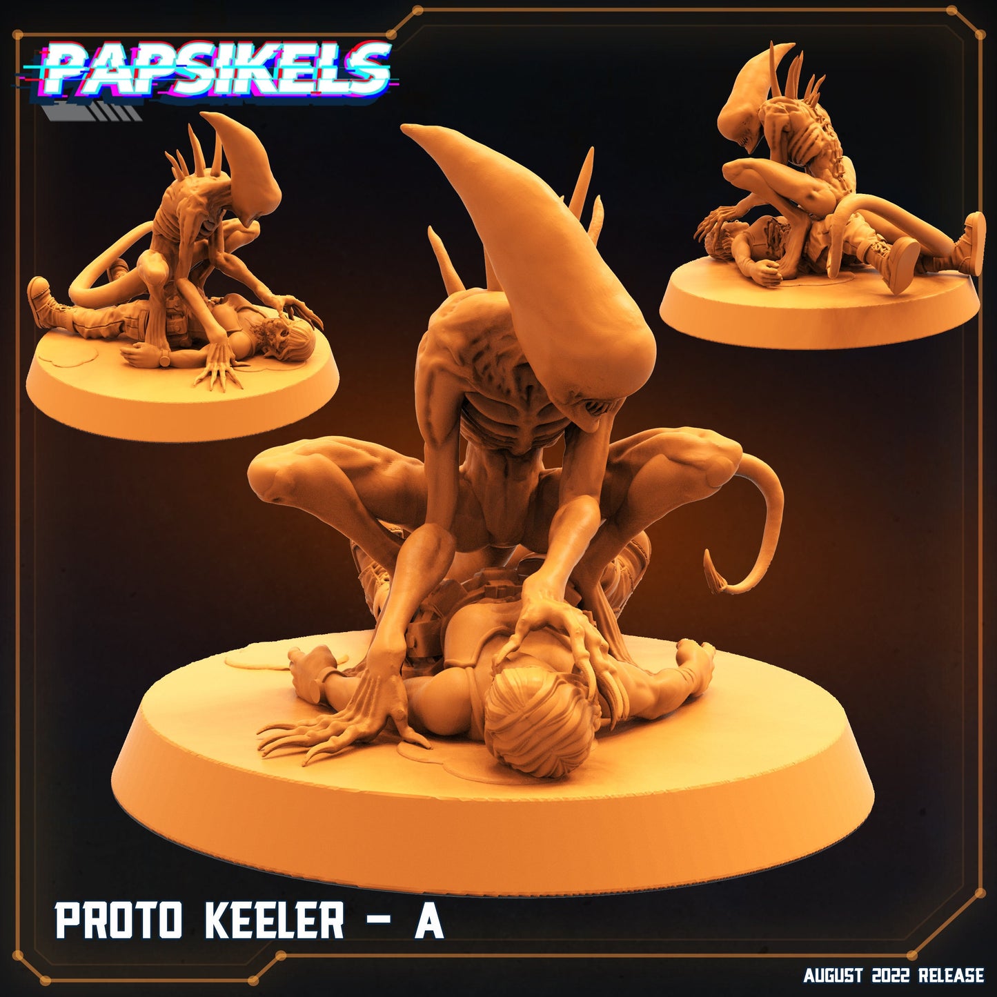 Proto Keeler A, Papsikels, resin model