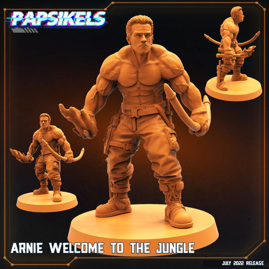 Arnie Welcome to the jungle, Papsikels, resin model