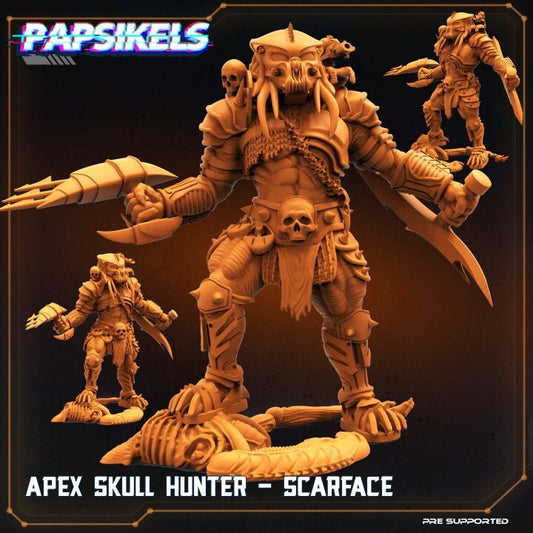 Apex Skull hunter - Scarface, Papsikels, resin model