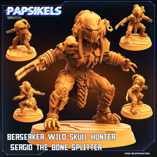 Berserker Wild Skull hunter- Sergio the bone splitter, Papsikels
