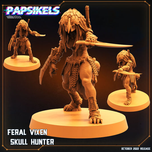 Feral Vixen Skull Hunter, Papsikels