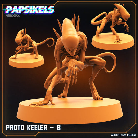 Proto Keeler B, Papsikels, resin model