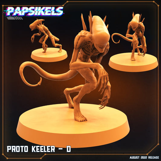 Proto Keeler D, Papsikels, resin model