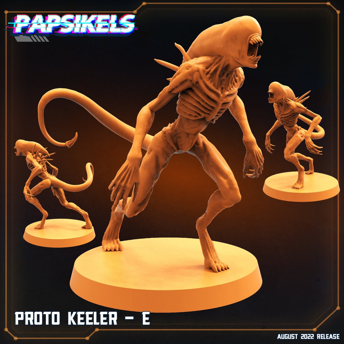 Proto Keeler E, Papsikels, resin model