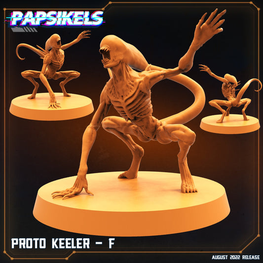 Proto Keeler F, Papsikels, resin model