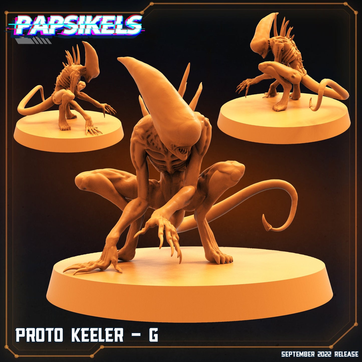 Proto Keeler G, Papsikels, resin model