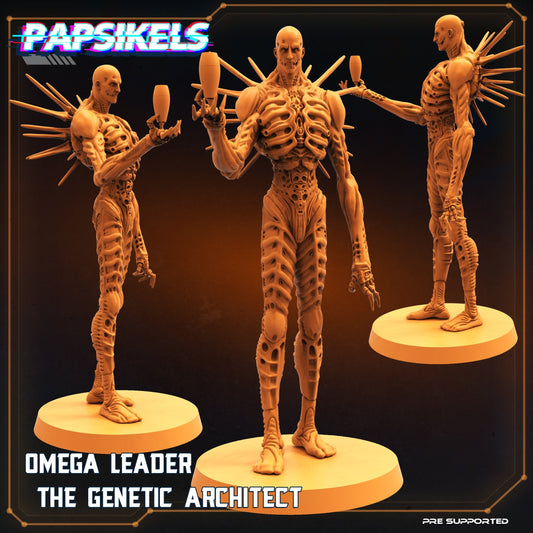 Omega Leader The Genetic Architect, huge 82mm tall, Papsikels , from