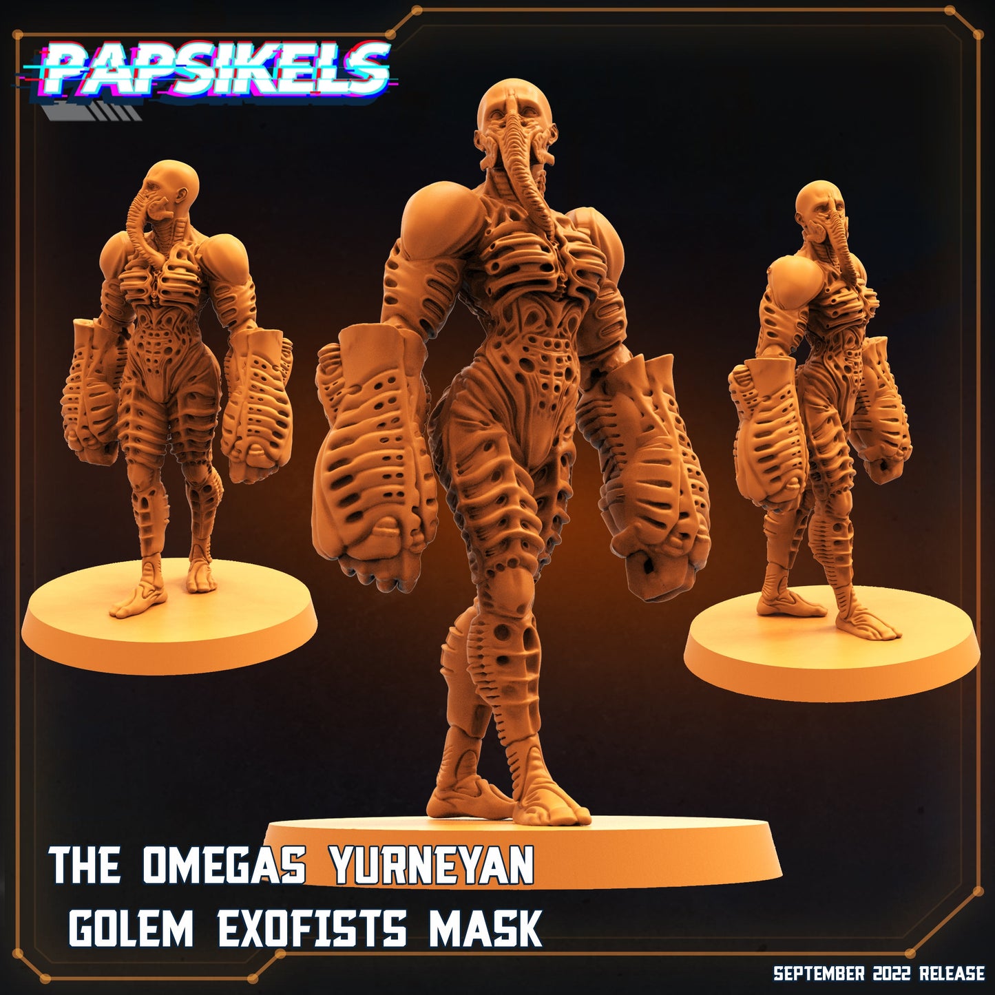 The Omegas Yurneyan 51mm tall, Papsikels , from