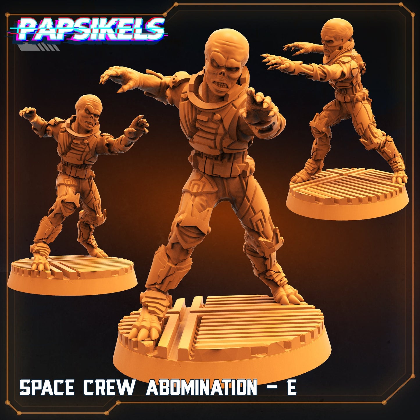 Space crew Abomination E, Papsikels ,  resin model