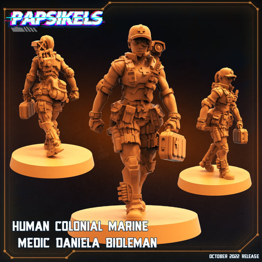 Colonial Marine Medic Daniela Bidleman , Papsikels
