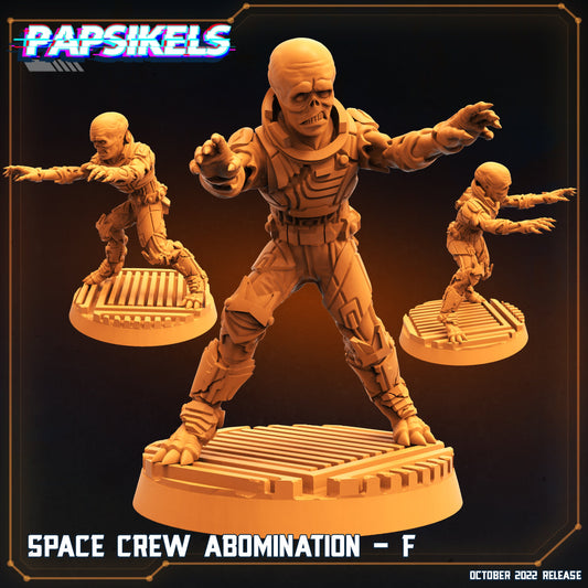 Space crew Abomination F, Papsikels ,  resin model