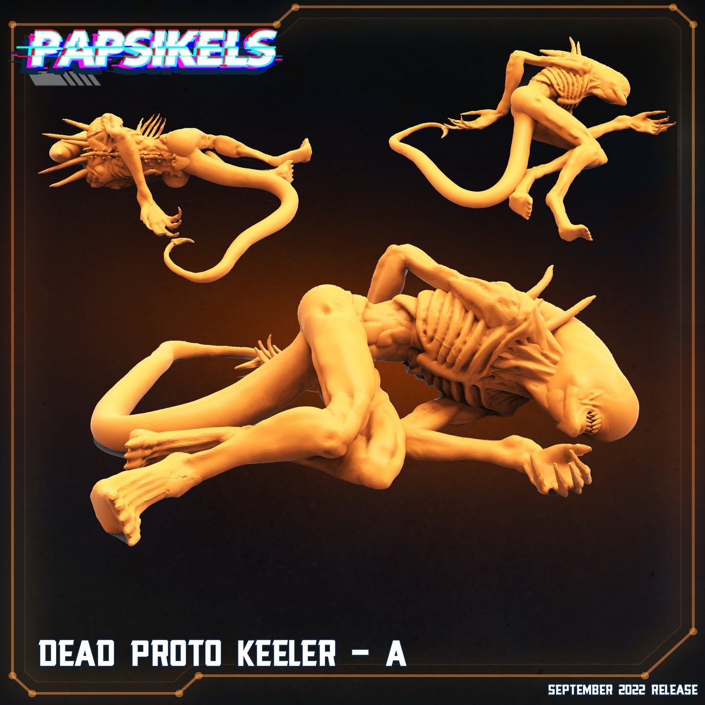 Dead Proto Keeler A, Papsikels, resin model