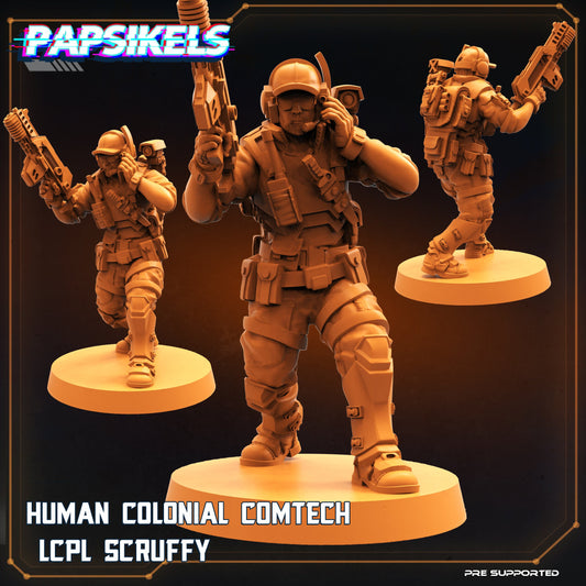 Human Colonial Marine Comtech Lcpl Scruffy, Papsikels