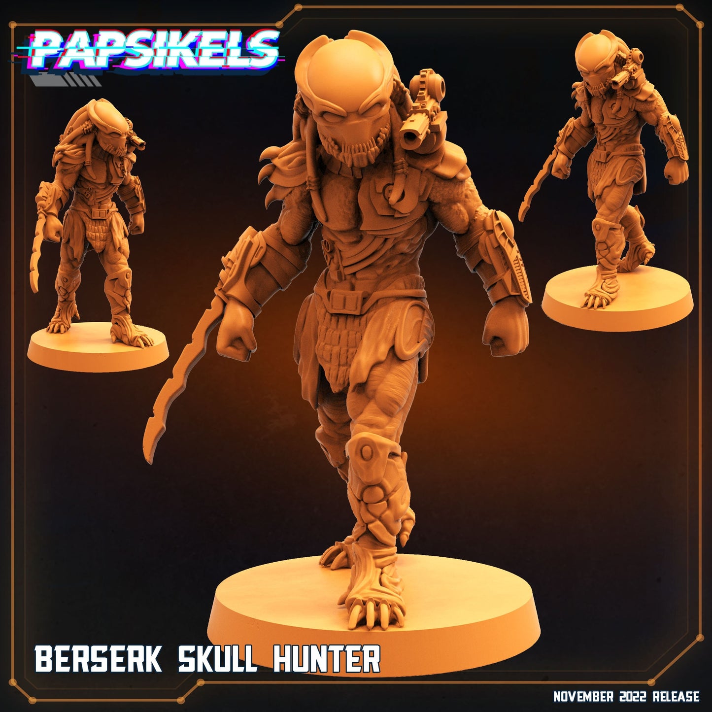 Berserk Skull Hunter , Papsikels, resin model