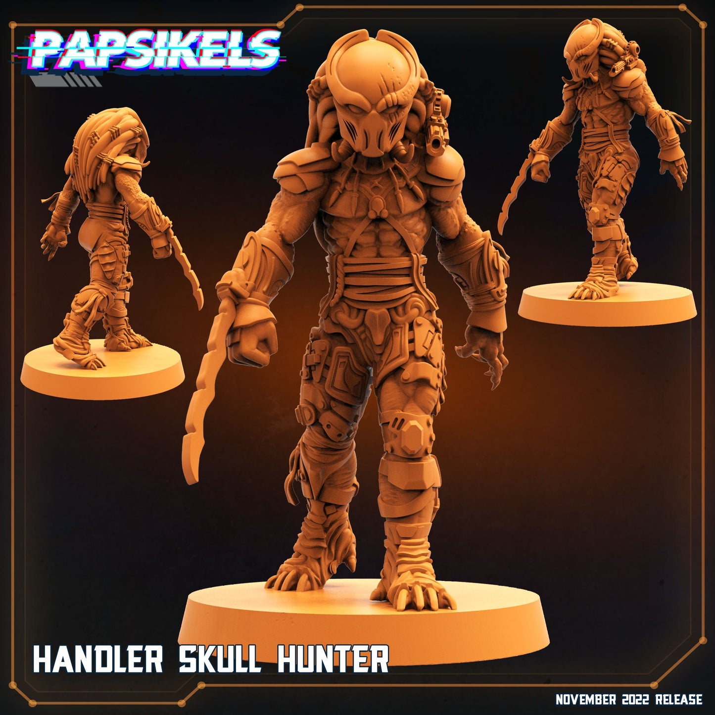 Handler Skull Hunter, Papsikels, resin model