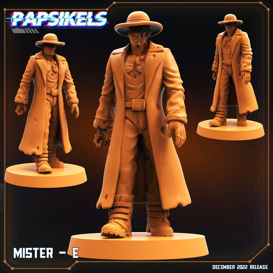 Mister E, Papsikels, resin model