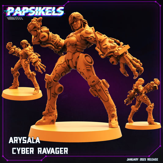 Cyber punk, Arysala Cyber Ravager, Papsikels, resin model