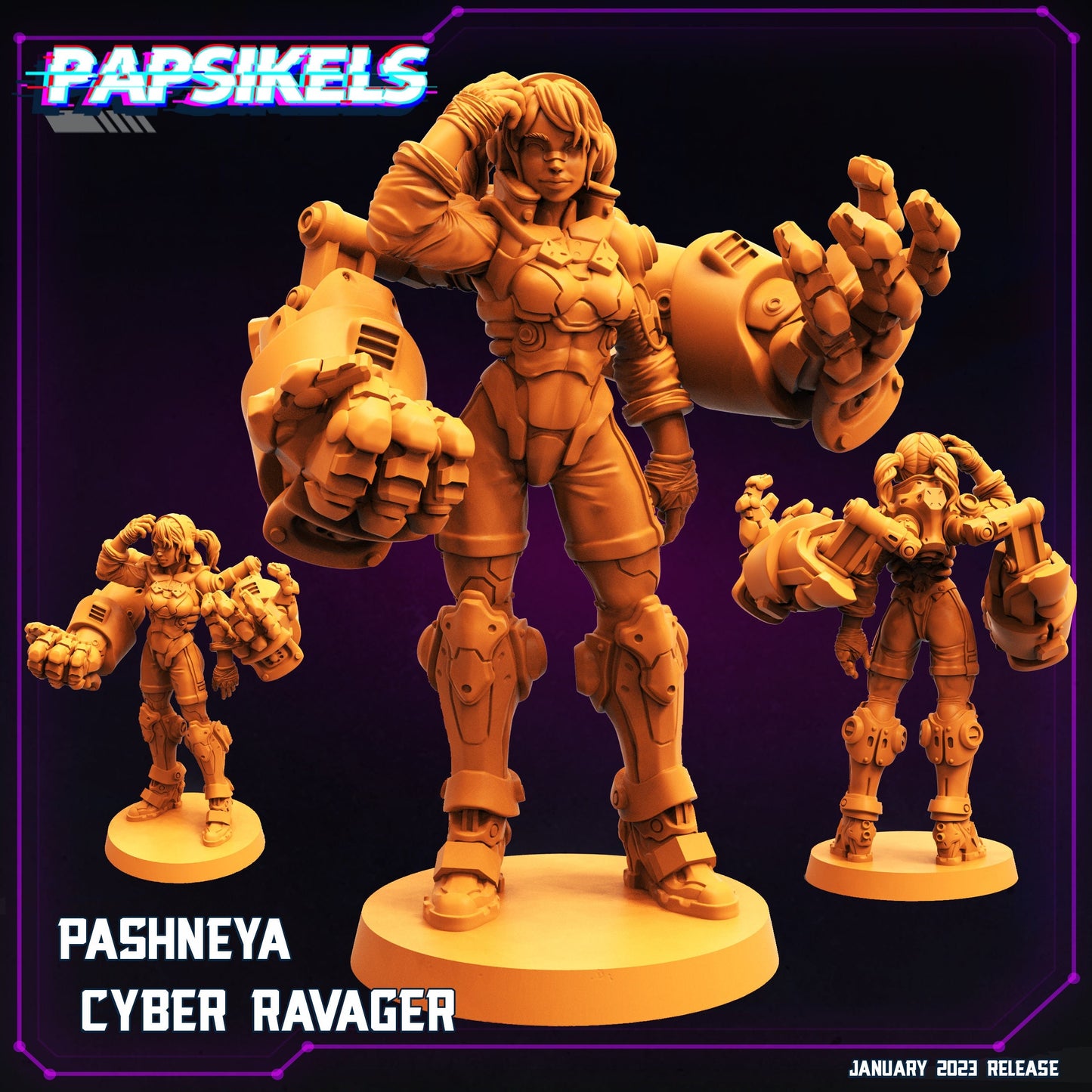 Cyber punk, Pashneya Cyber Ravager, Papsikels