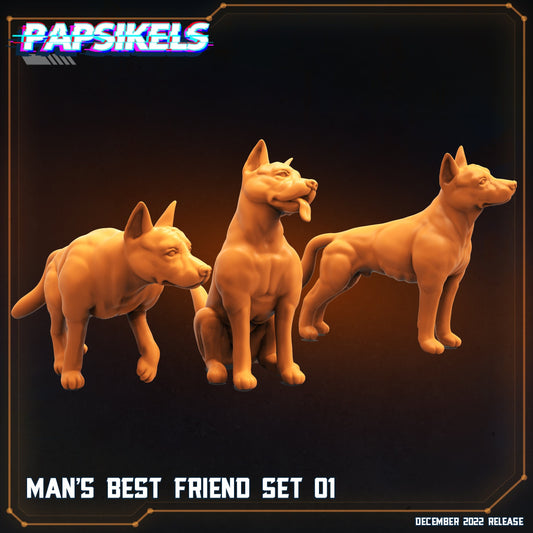 Mans Best Friend Set 1, Papsikels, resin model