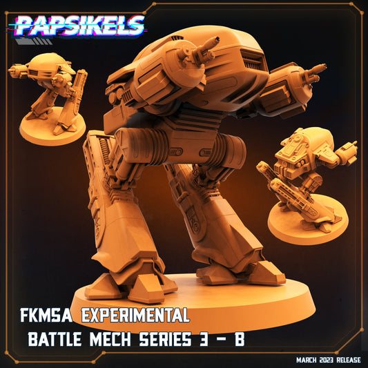 Corpocops Fkmsa Experimental Battle Mech Series 3 B, Papsikels