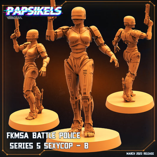 Corpocops Fkmsa Battle Police Series 5 Female cop B, Papsikels