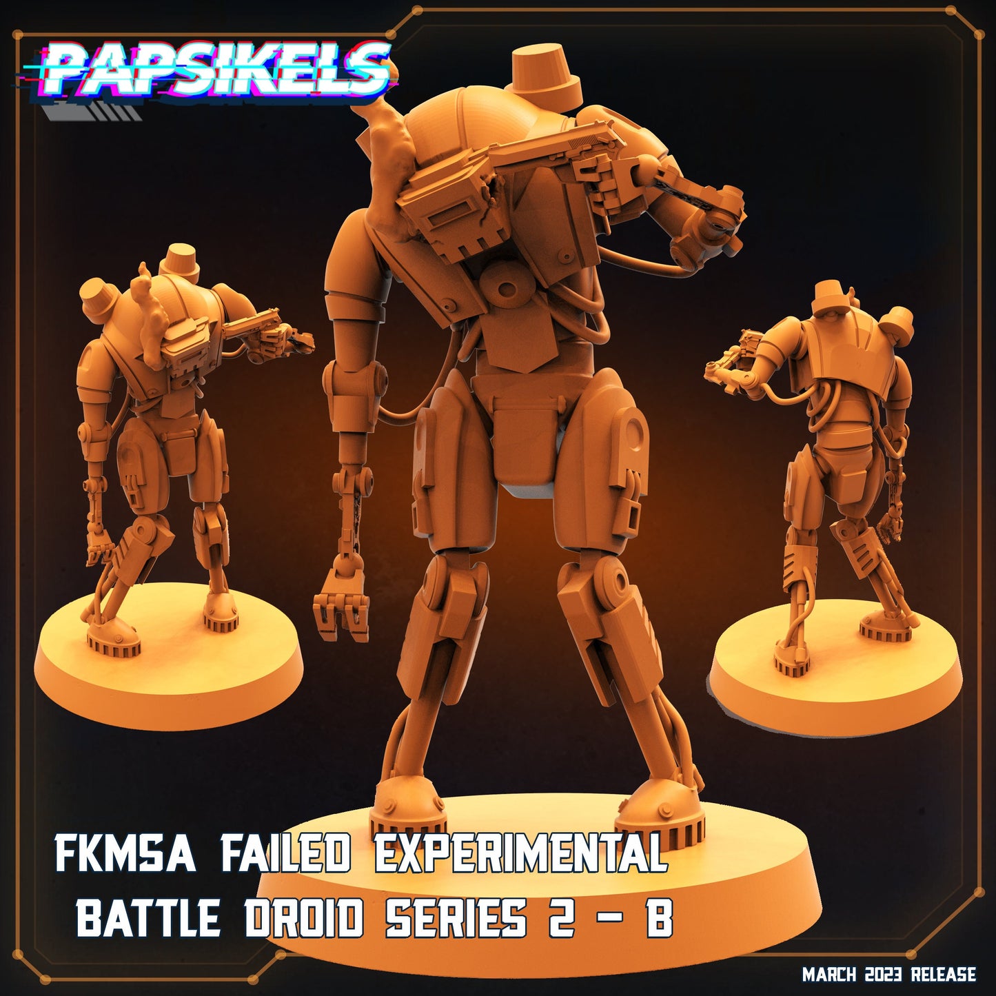 Corpocops Fkmsa Failed Experimental Battle Droid Series 2 B , Papsikels