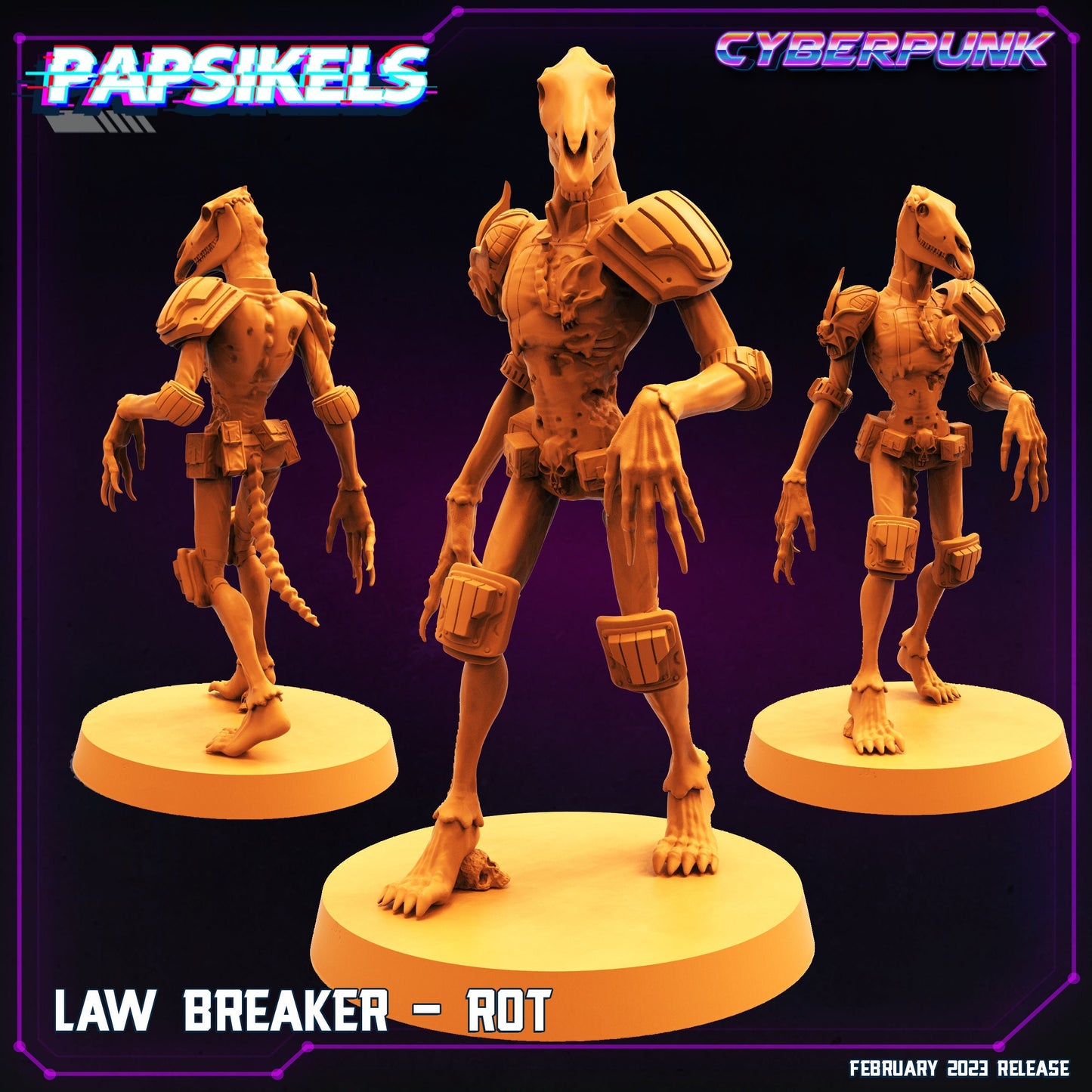 Cyberpunks Law Breaker Rot, Papsikels