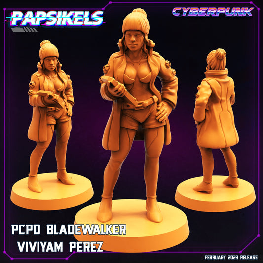 Cyberpunks PCPD Blade Walker Viviyam Perez, Papsikels