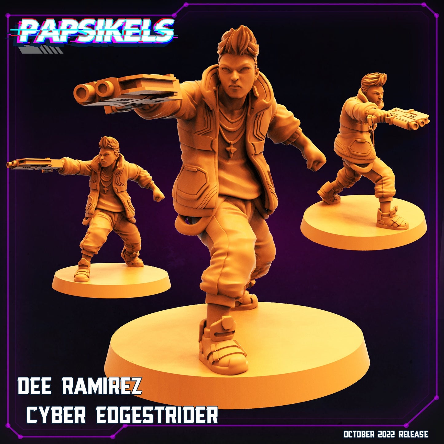 Cyberpunks  Dee Ramirez Cyber Edgestrider, Papsikels