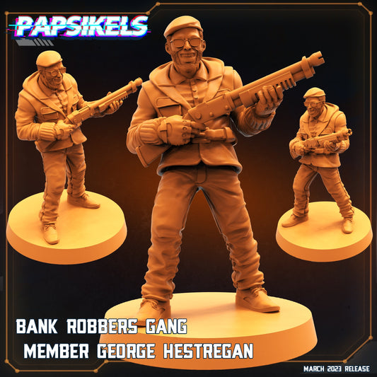 Corpocops Bank Robbers Gang Member George Hestregan, Papsikels