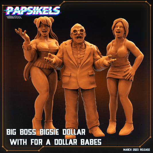 Corpocops Big Boss Bigsie With For a Dollar Babes, Papsikels