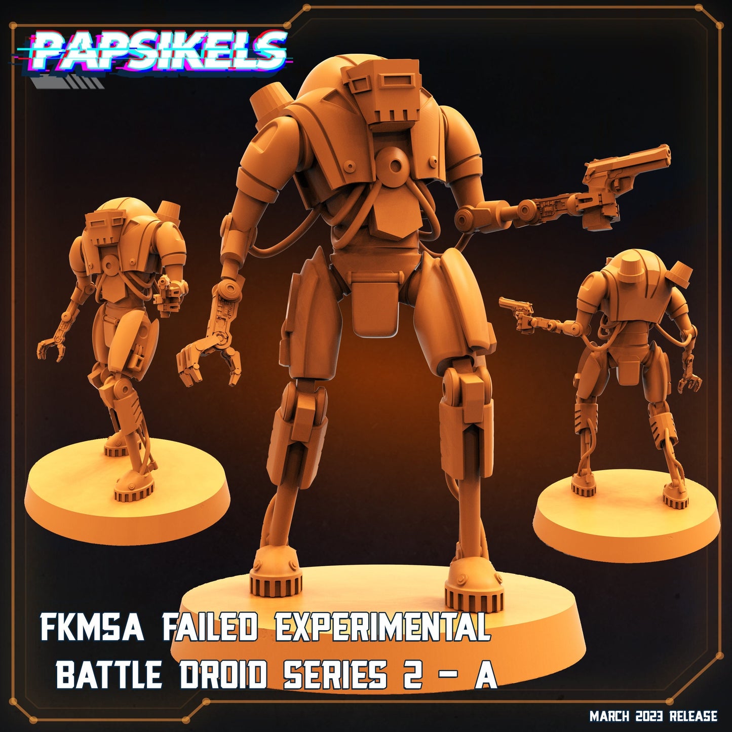 Corpocops Fkmsa Failed Experimental Battle Droid Series 2 A , Papsikels