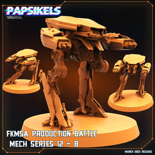 Corpocops Fkmsa Prototype Battle Mech Series 12 B, Papsikels