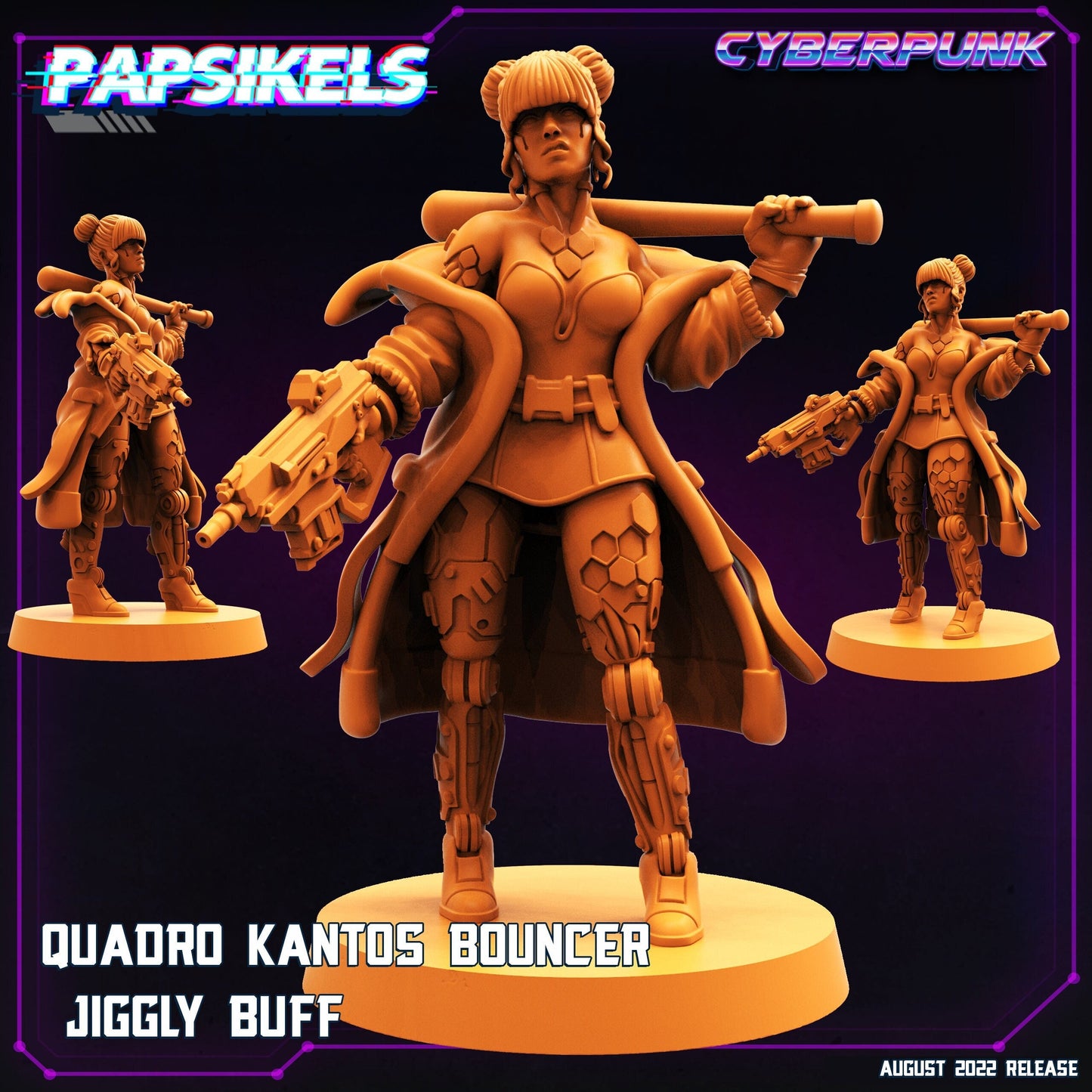 Cyberpunks Quadro Kantos Bouncer Jiggly Buff , Papsikels