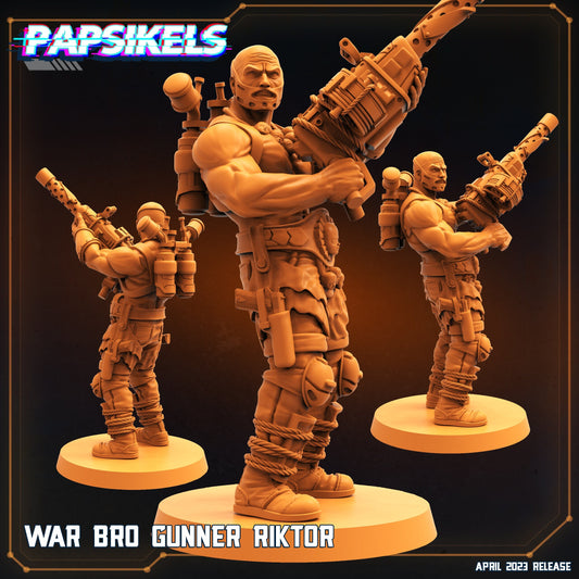 War Dudes, War Bro Gunner Riktor, Papsikels