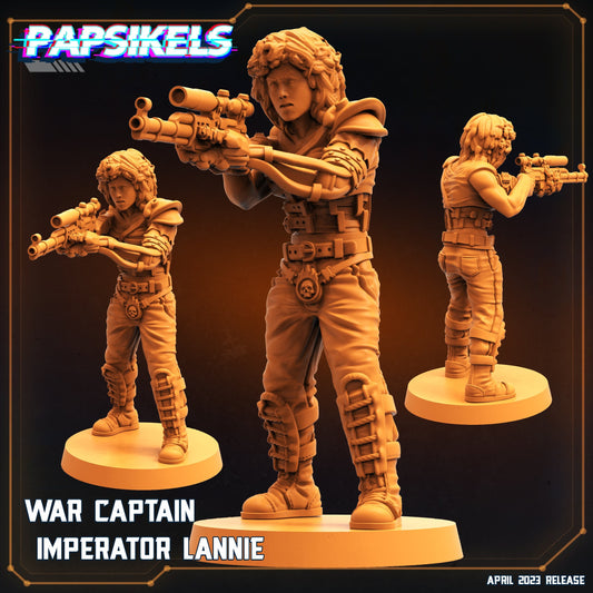 War Dudes, War Captain Imperator Lannie, Papsikels