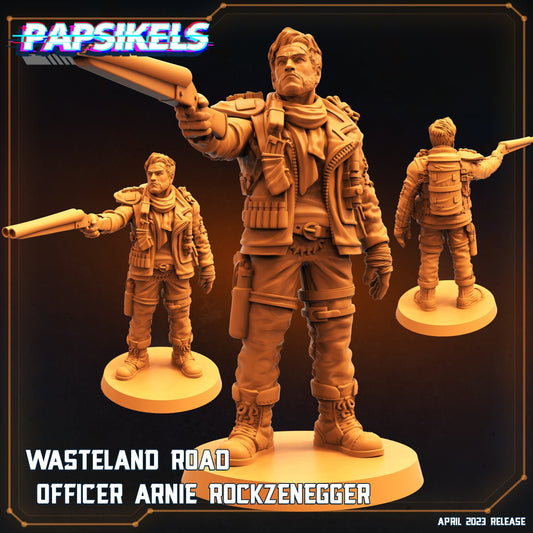 War Dudes, Wasleland Road Officer Arnie Rockzenegger, Papsikels