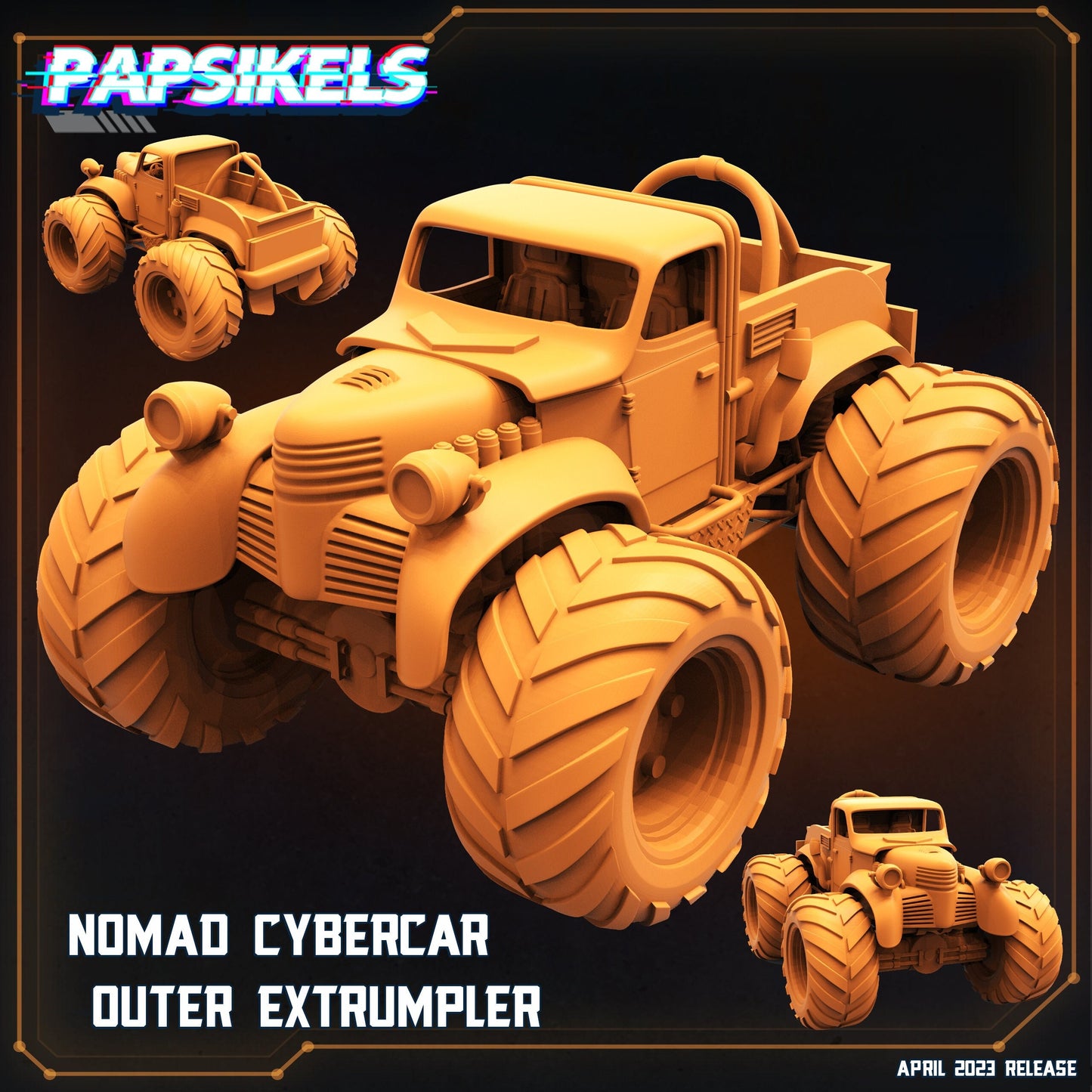 War Dudes, Nomad Cybercar Extrumpler, Papsikels