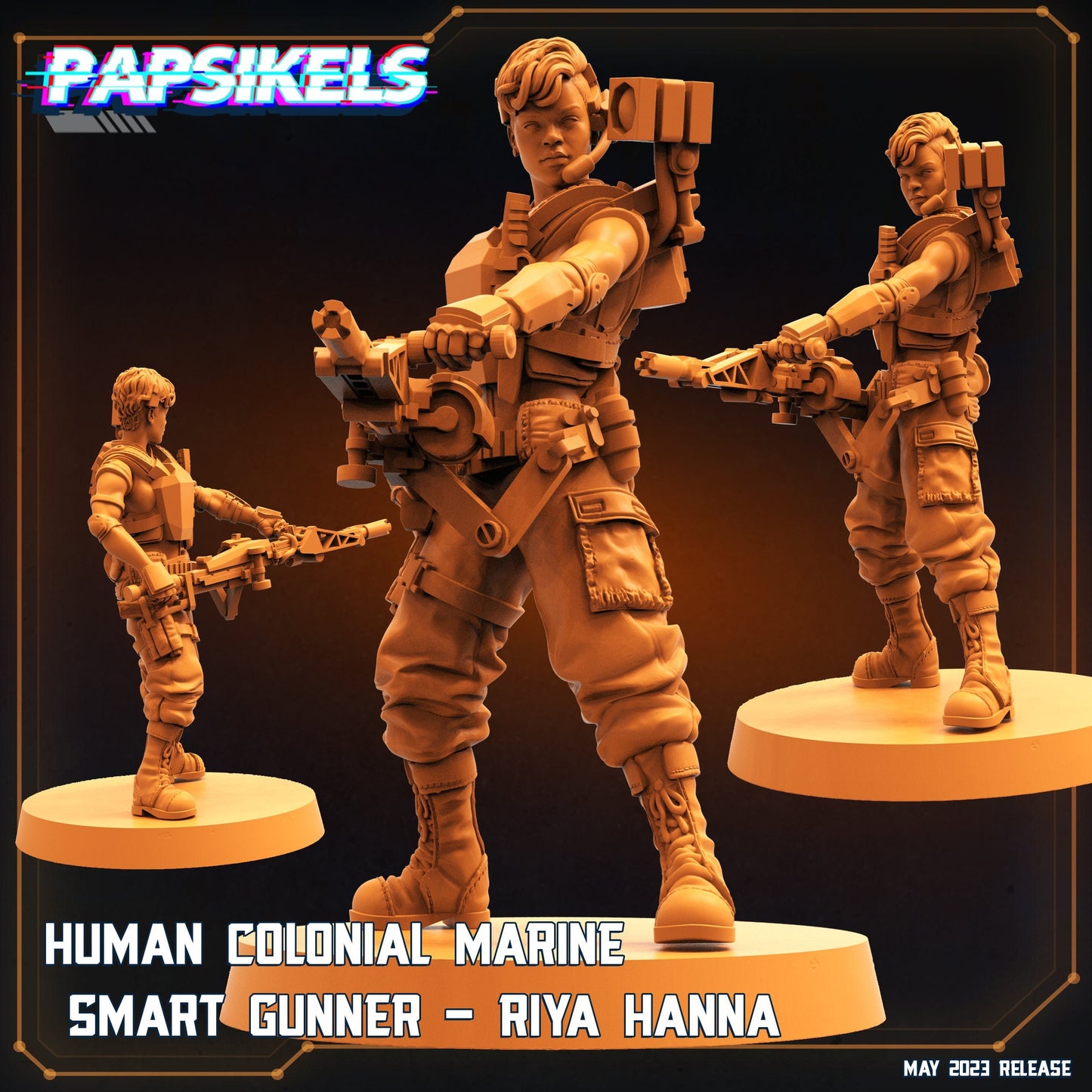 Colonial Marine Smart Gunner Riya  Hanna , Papsikels