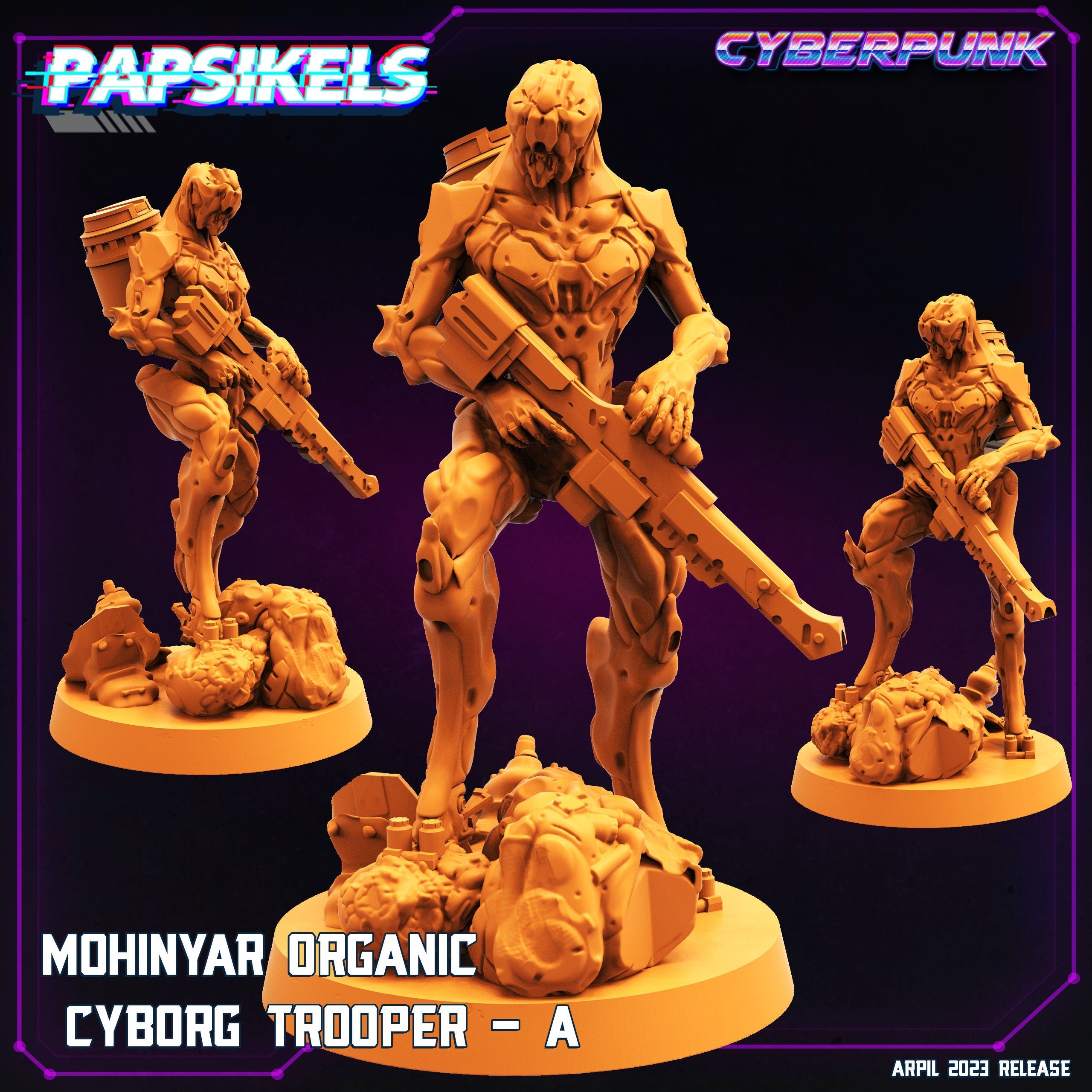 Cyberpunk, Mohinyar Organic Cyborg Trooper A, Papsikels – Starlett ...