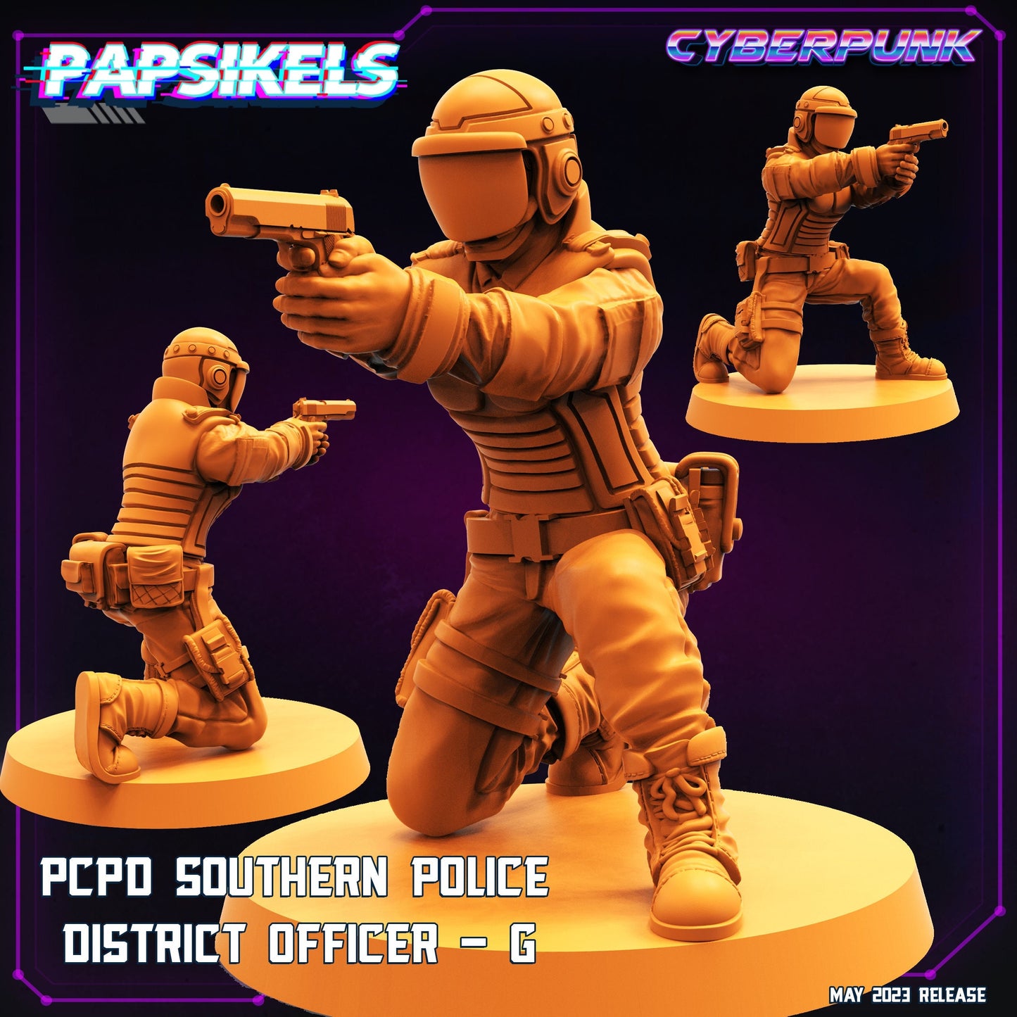 Cyberpunk, PCPD Southern Police District Officer G, Papsikels