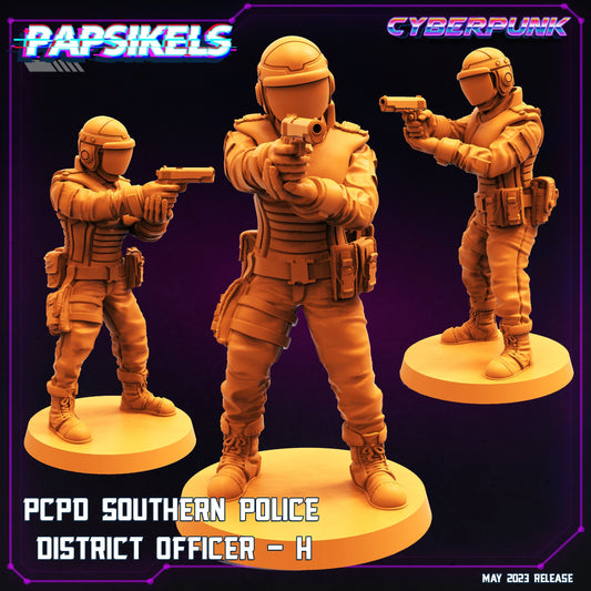 Cyberpunk, PCPD Southern Police District Officer H, Papsikels