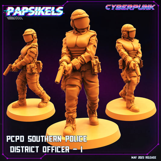 Cyberpunk, PCPD Southern Police District Officer i, Papsikels