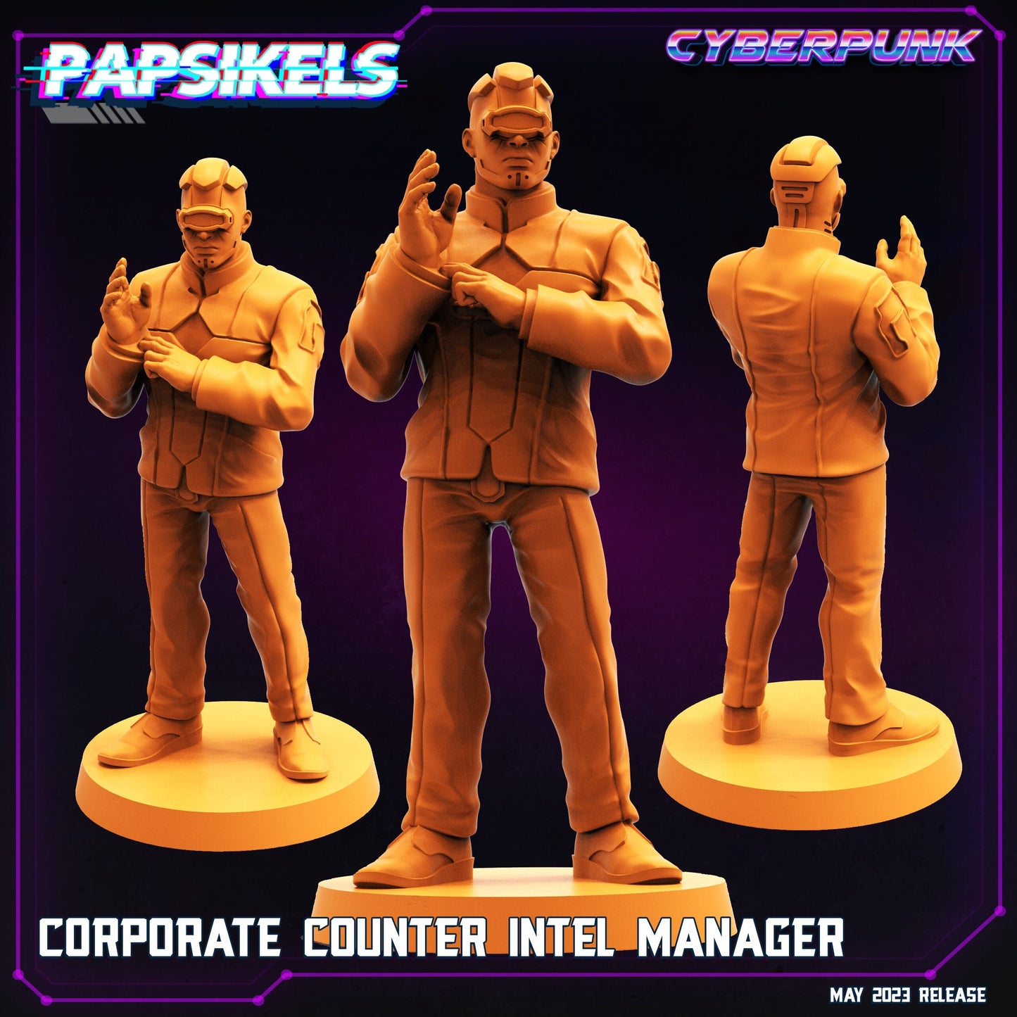 Cyberpunk, Corporate Counter Intel Manager, Papsikels