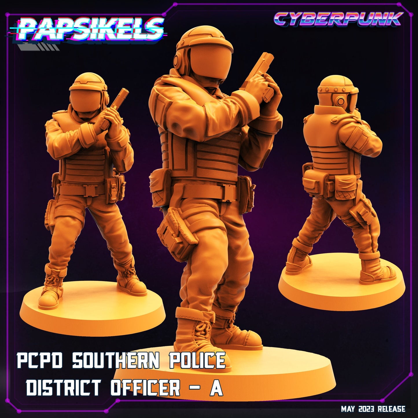 Cyberpunk, PCPD Southern Police District Officer A, Papsikels